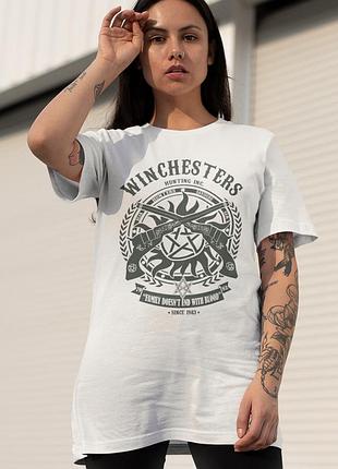 Футболка loys supernatural (winchester wht) белый xl
