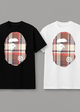 Футболка loys bape бейп черная новая отличное качество 100% хлопок xs
