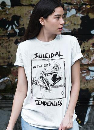 Футболка loys suicidal tendencies белый xs