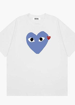 Футболка loys comme des garçons ком дез гарсон чорна дуже гарна якість 100% бавовна xs