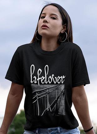 Футболка loys lifelover (pulver urban) черный xs