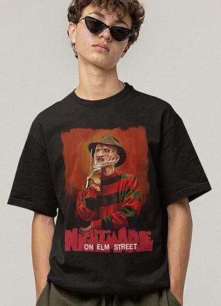 Футболка loys унісекс a nightmare on elm street чорний xl