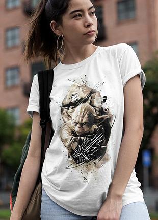 Футболка loys star wars (yoda wht) белый xl