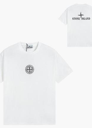 Футболка loys stone island стон айленд чорна нова чудова якість 100% бавовна l