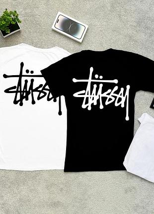 Футболка loys stussy basic черный xxl