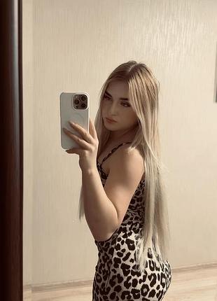 Сукня 👗  стан ідеальний, колір леопард 🐆 розмір с-м