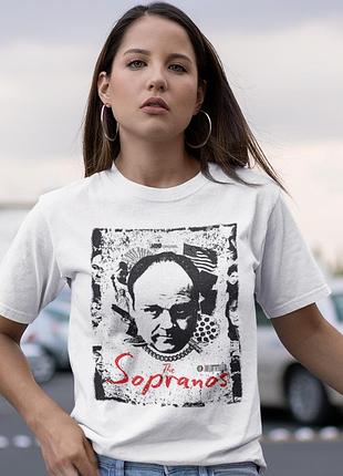 Футболка loys the sopranos (poster by wiktor kaczor wht) білий xs