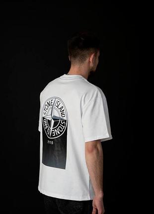 Футболка loys stone island стон айленд чорна чорна дуже гарної якості 100% бавовна xl