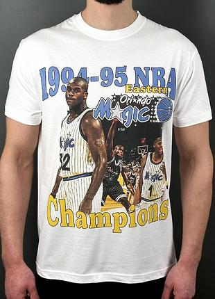 Футболка loys з принтом shaquille o'neal orlando magic білий xs