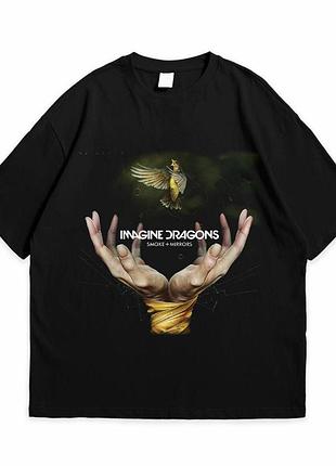 Футболка loys с принтом imagine dragons smoke+mirrors черный xs