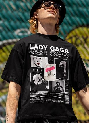 Футболка loys унисекс lady gaga (stefani joanne angelina germanotta) черный xs