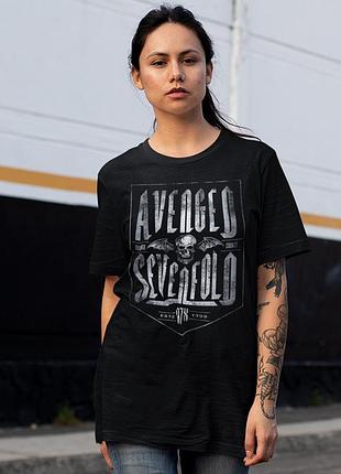 Футболка loys avenged sevenfold (orange county) чорний l