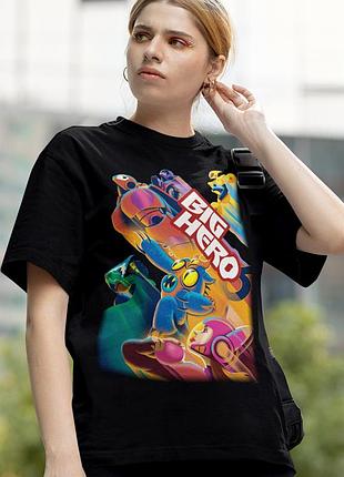 Футболка loys big hero 6 (disney art) черный xs