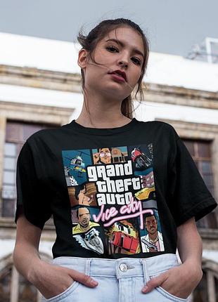 Футболка loys grand theft auto (gta vice city) черный xs
