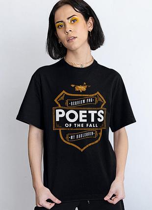 Футболка loys poets of the fall (requiem for my harlequin) черный xs