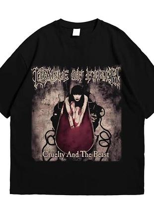 Футболка loys с принтом cradle of filth cruelty and the beast черный xs