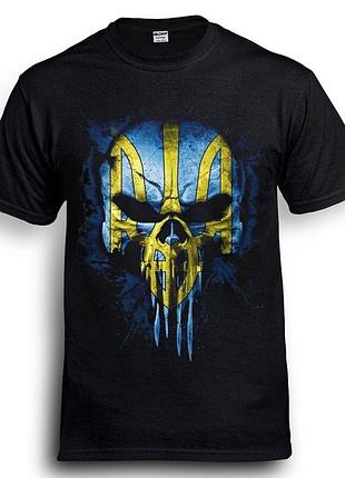 Футболка loys череп із тризубом punisher чорний s