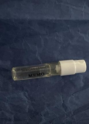 Memo, african lether тестер