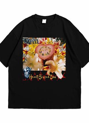 Футболка loys с принтом nirvana heart shaped box черный xs