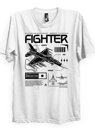 Повсякденна футболка loys з принтом f2 fighter xs