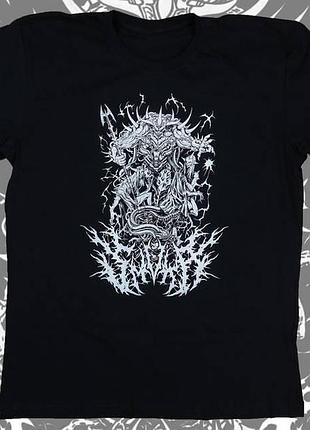Повсякденна футболка loys з принтом punk death xs