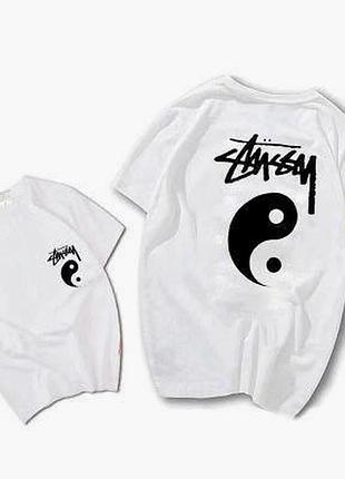 Футболка loys stussy стуссі чорна дуже гарна якість 100% бавовна s