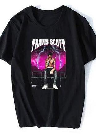 Повсякденна футболка loys travis scott purple lightning t-shirt xs