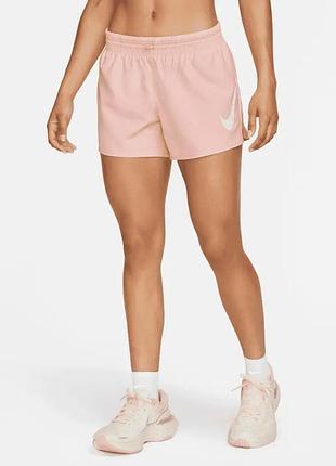 Женские шорты nike swoosh run dri-fit