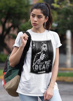 Футболка loys the walking dead (i want you all dead wht) білий xxl