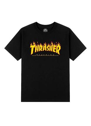 Футболка loys хлопковая с принтом thrasher трешер sk8 art.001 xxl