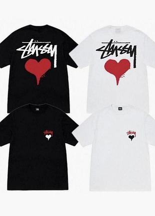 Футболка loys stussy стусси черная, новая качественная футболка loys из 100% хлопка, а. s