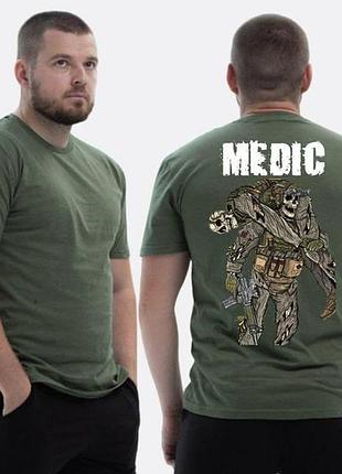 Футболка loys зсу с принтом medic военный медик скелет xxl