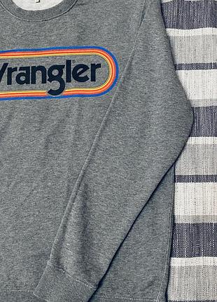 Джемпер сірого кольору вільного крою wrangler