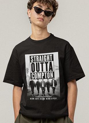 Футболка loys унисекс straight outta compton (movie poster) черный xs