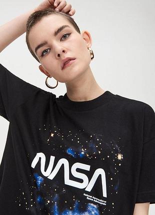Футболка чорна nasa cosmo stars • насса xl