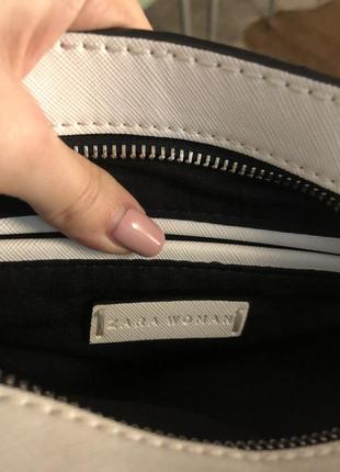 Белоснежная сумка zara4 фото