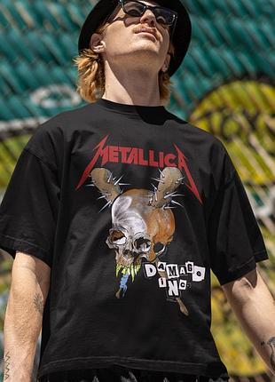 Футболка loys унісекс metallica (damage inc) чорний m