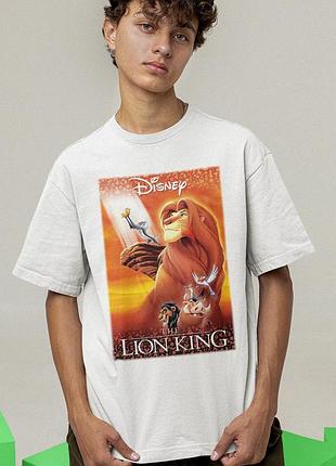 Футболка loys унисекс the lion king (poster wht) белый l