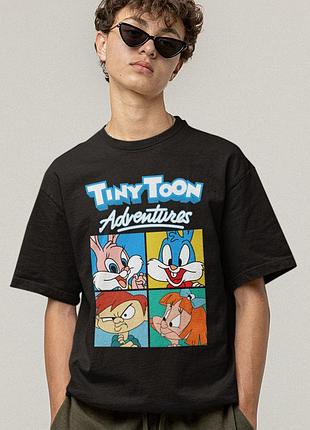 Футболка loys унисекс tiny toon adventures черный xs