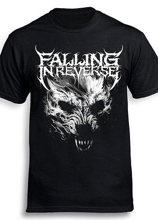 Футболка loys falling in reverse (wolf) черный xs