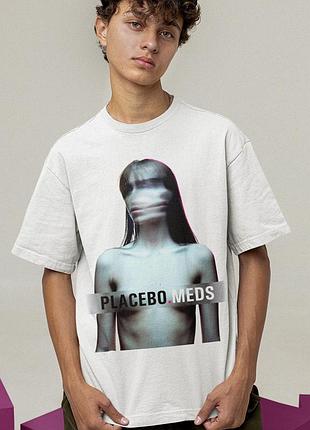 Футболка loys унісекс placebo (meds 2006 wht) білий l