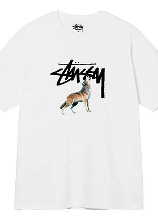 Футболка loys stussy wolf vintage стусі лого xs