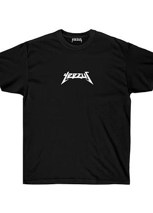 Черная футболка loys yeezus kanye west кени вест изус унисекс s
