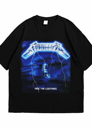 Футболка loys с принтом metallica ride the lightning черный xs