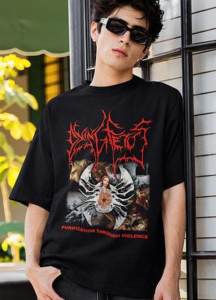 Футболка loys унисекс dying fetus (purification through violence) черный xs