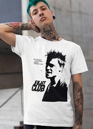 Футболка loys унисекс fight club (brad pitt wht) белый xs