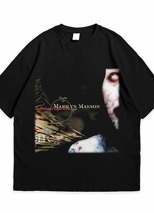 Футболка loys с принтом marilyn manson antichrist superstar черный xs