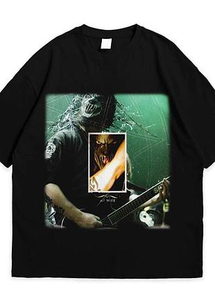 Футболка loys с принтом slipknot mick черный xs