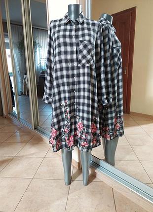 Вискозное платье 👗 рубашка