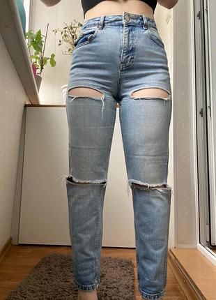 Джинси рвані жіночі, asos